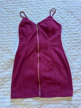 iris Dress in Deep Wine